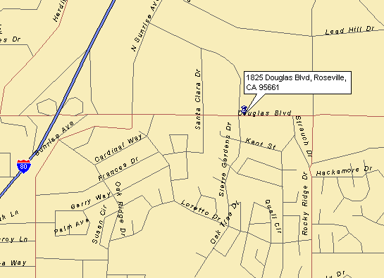 Map to Sierra Travel